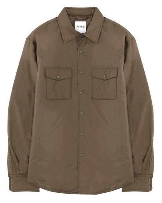 Aspesi Brown "13 Plus" Shirt for men
