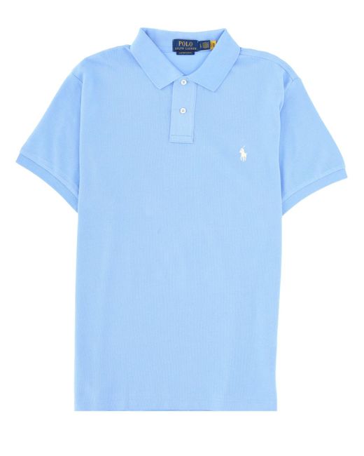 Polo Ralph Lauren Blue Polo With Logo for men