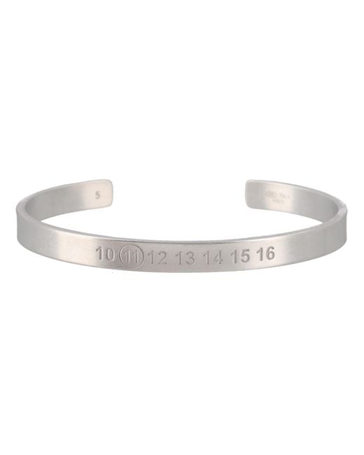 Maison Margiela White Elegant Bracelet for men