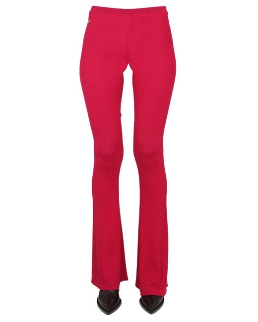 DSquared² Red Flare Pant