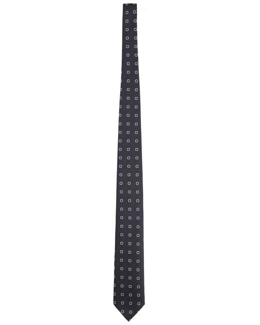 Boss White Silk Blend Tie for men