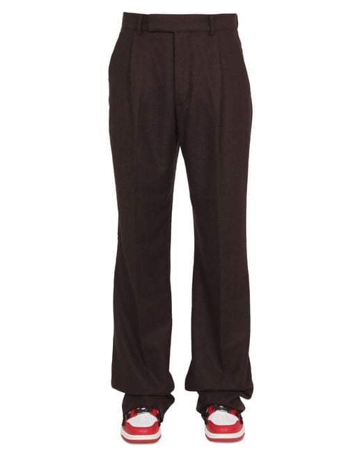 Amiri Black Flannel Pants for men