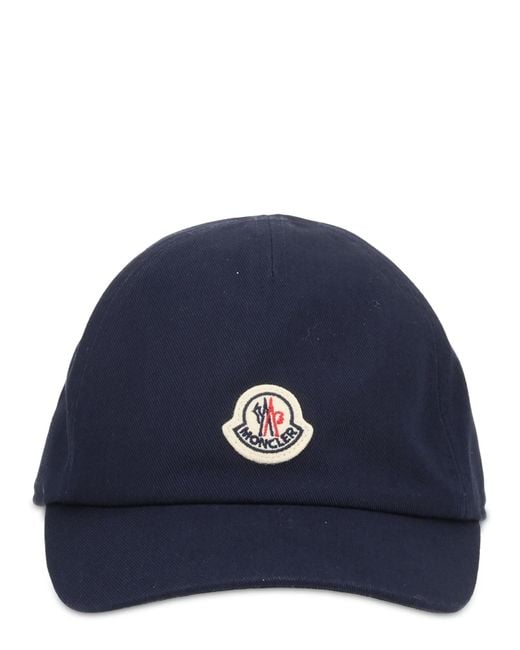 Moncler Blue Cappello Da Baseball
