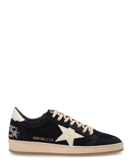 Golden Goose Deluxe Brand Black Sneaker "Ball Star" for men