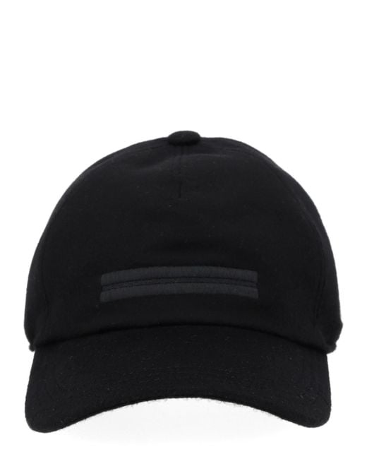 Zegna Black Cappello Da Baseball "Oasi" for men