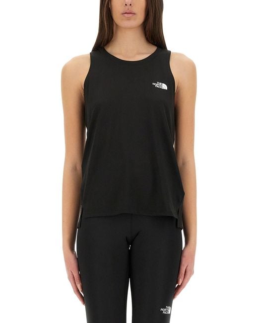 The North Face Black Logo Round Neck Top