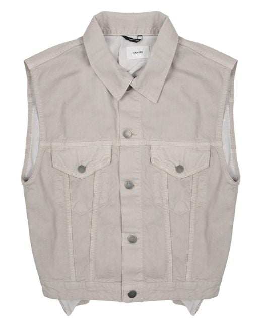 Haikure Gray Gilet "Ryder" Con Inserto