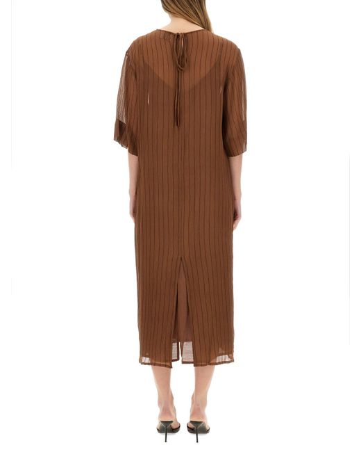 Abito Midi di Alysi in Brown