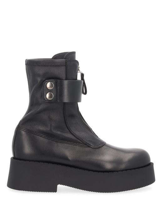 Premiata Black Leather Boots