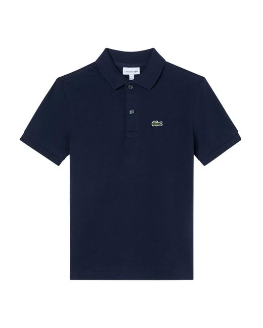 Lacoste Blue Polo With Logo
