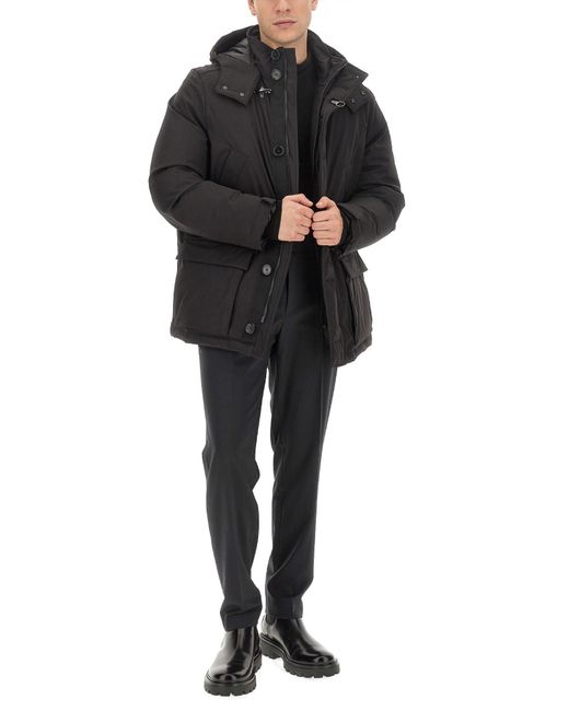 Caban di Fay in Black da Uomo