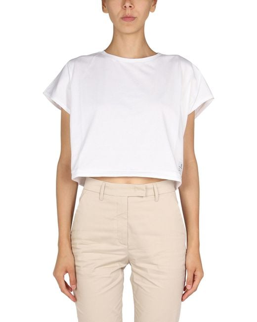 Department 5 White "yumana" Cotton T-shirt