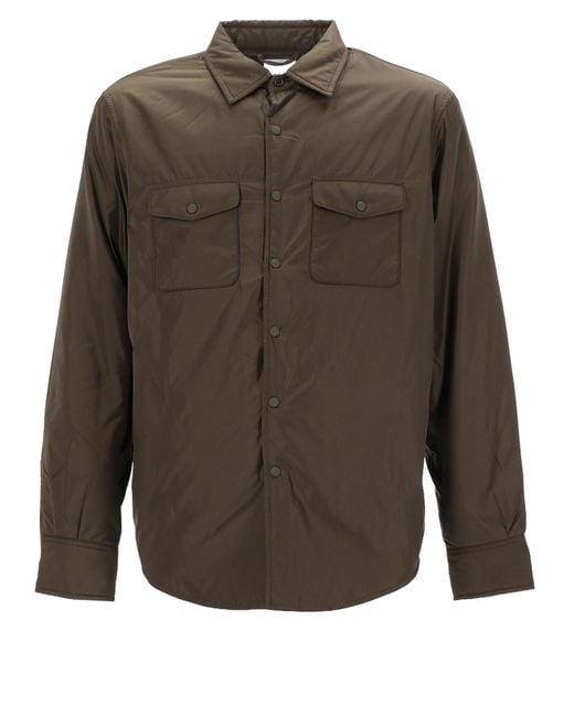 Aspesi Green Camicia "13 Piu" for men