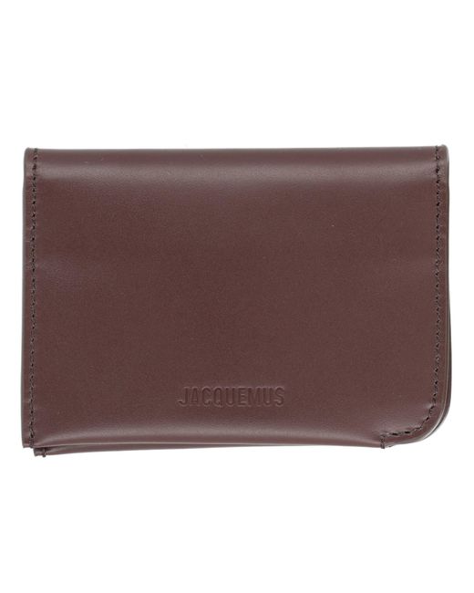 Jacquemus Brown "Curved" Wallet for men