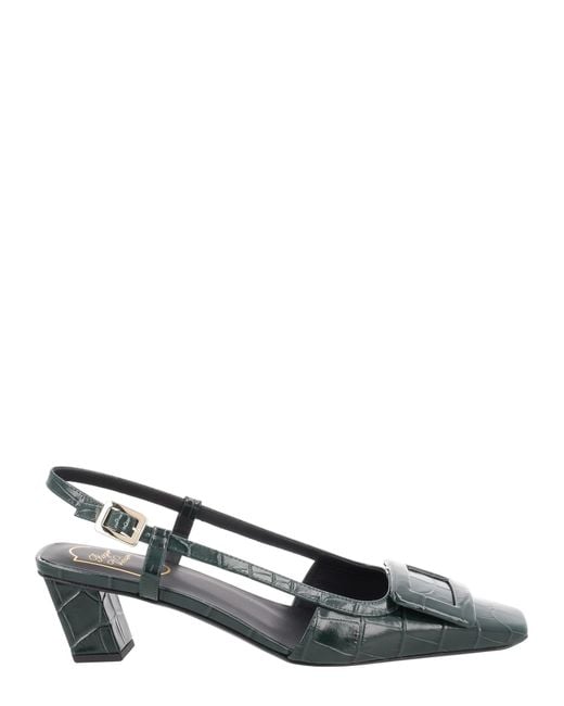 Roger Vivier Metallic Slingback "Belle Vivier Night"