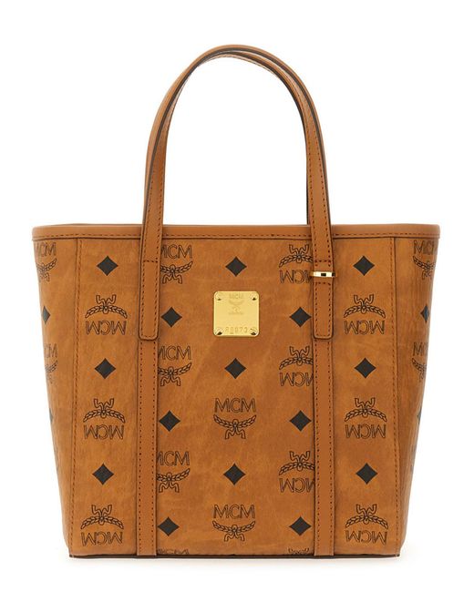 Borsa Tote-Donna di MCM in Brown