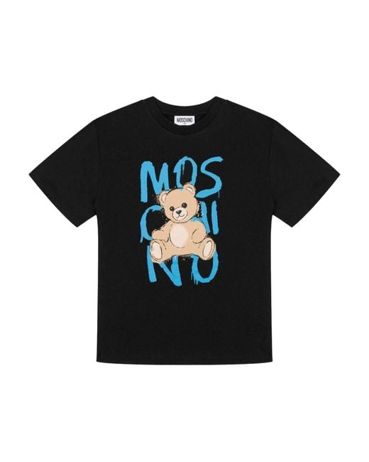 Moschino Black "Maxi" Logo T Shirt