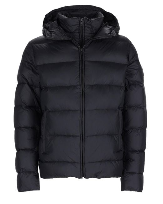 Fay Black Giubbotto Piumino Con Cappuccio for men