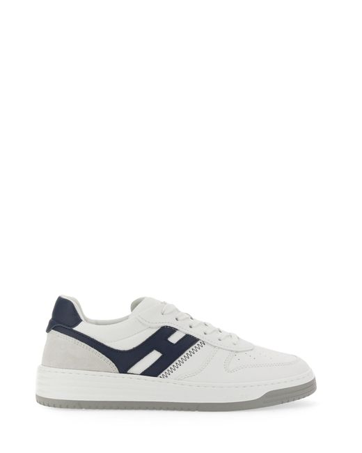 Scarpe basse con logo di Hogan in White da Uomo