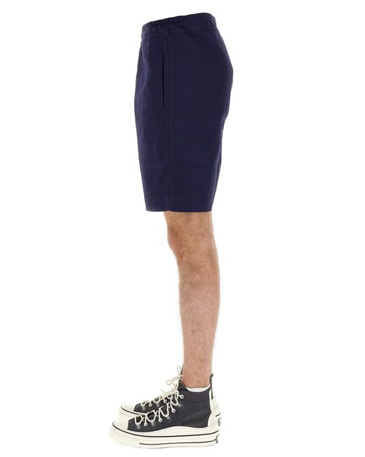 Bermuda Con Patch Logo di UMBRO X YMC in Blue da Uomo