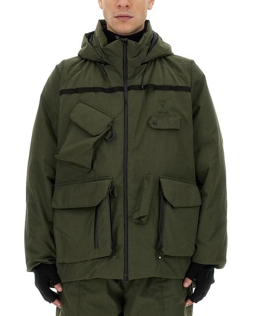 South2 West8 Green X Nanga Jacket for men