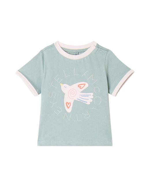Stella McCartney Blue Stella Mc Cartney T Shirt "Bird"