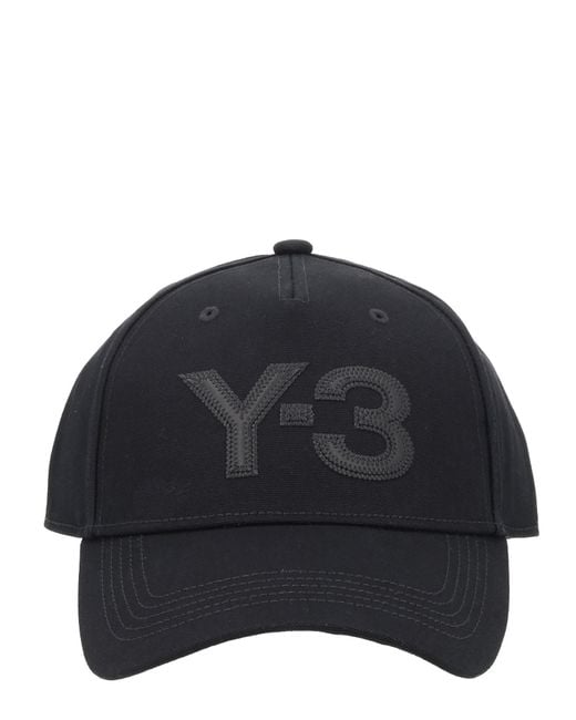 Y-3 Blue 3 Cappello Da Baseball Con Logo