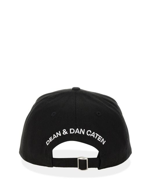 Uomo Cappello Baseball di DSquared² in Black da Uomo