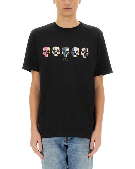Paul Smith Black Regular Fit Tshirt for men