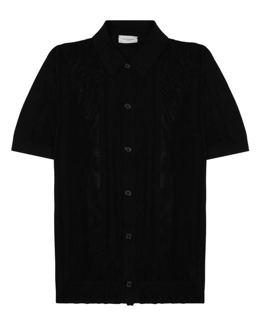 Paolo Pecora Black Camicia for men