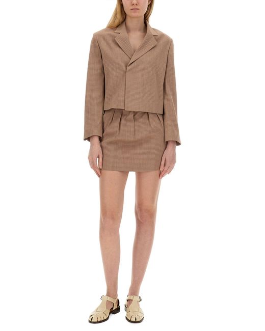 Giacca Cropped di Alysi in Brown