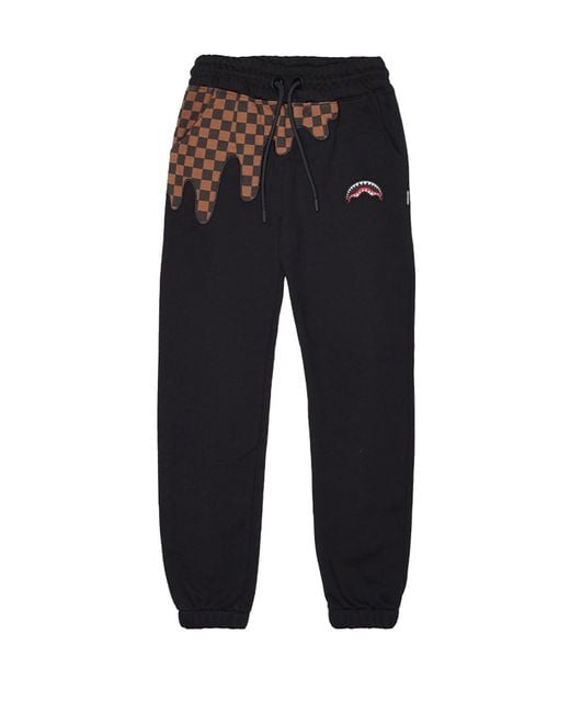 Sprayground Black Pants With Logo