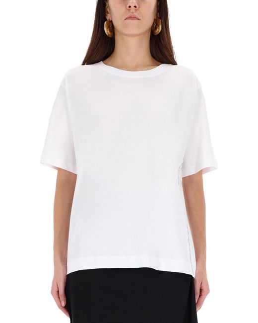 Dries Van Noten White "Heydu Bis" T-Shirt