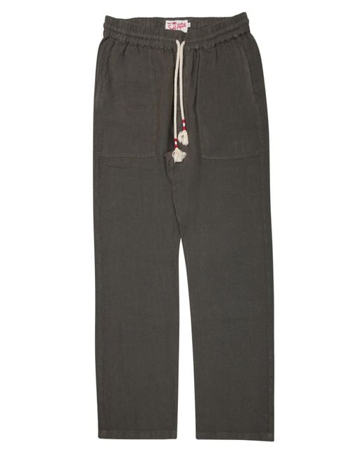 Mc2 Saint Barth Gray Pantalone "Calais" for men
