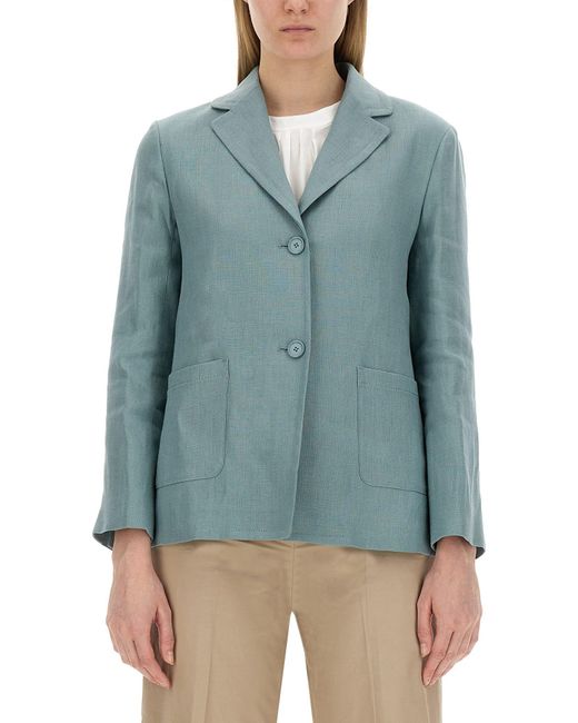 Max Mara Blue Socrates Jacket