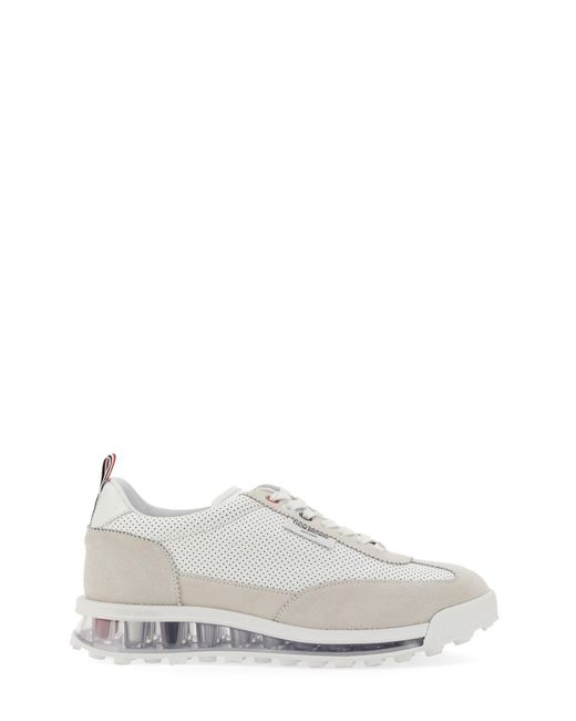 Thom Browne White Tech Runner Sneaker