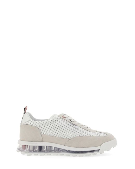 Thom Browne White Tech Runner Sneaker