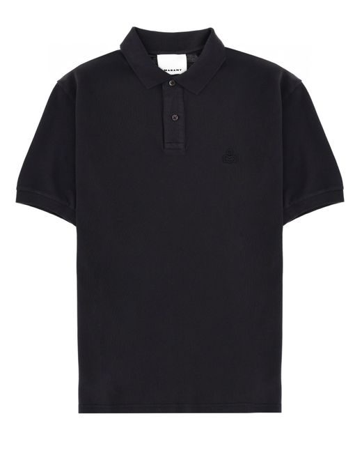 Isabel Marant Black Polo "Afko" for men