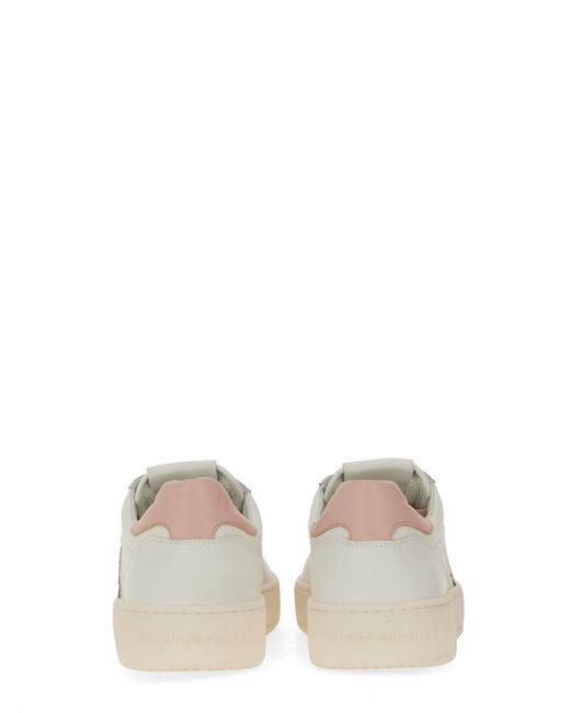 Sneaker Con Logo di Stuart Weitzman in White