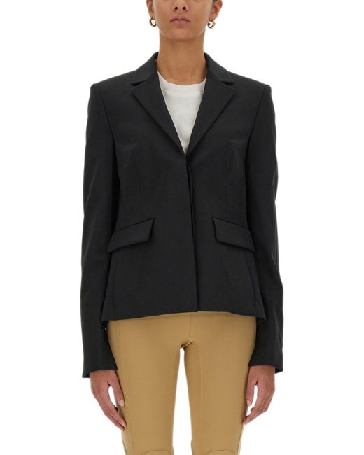 Ambush Black Tailored Single-Breasted Jacket With Notched Lapels