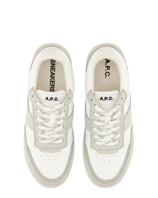 A. P.C. Sneaker "Plain" di A.P.C. in White