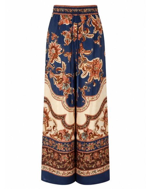Zimmermann Blue Pantalone "Aster"