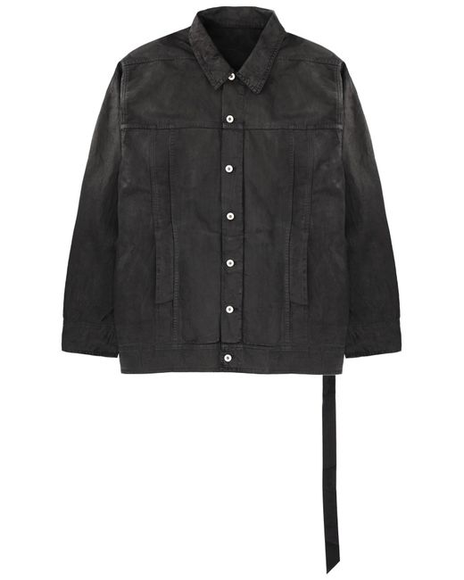 Rick Owens Black Drkshdw "Jumbo Worker" Jacket