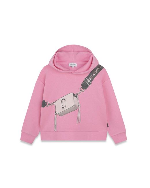 Felpa Con Cappuccio di Marc Jacobs in Pink