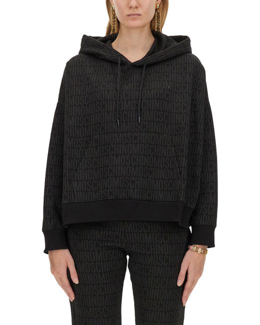 Moschino Black Oversized Sweatshirt