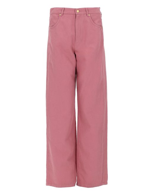 Max Mara Pink Pantalone Cinque Tasche