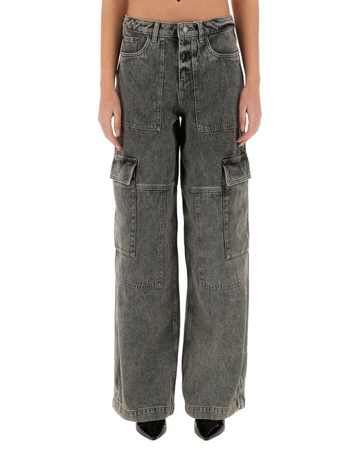 MICHAEL Michael Kors Gray Cargo Jeans