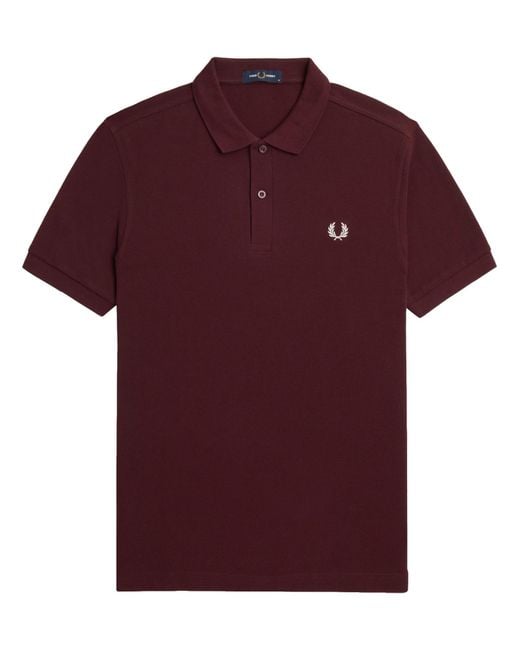 Fred Perry Red Polo With Logo for men