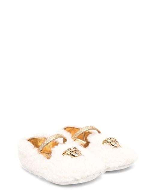 Versace Metallic Ballerine Medusa