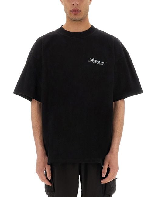 Represent Black Owners Club Script" T-Shirt for men